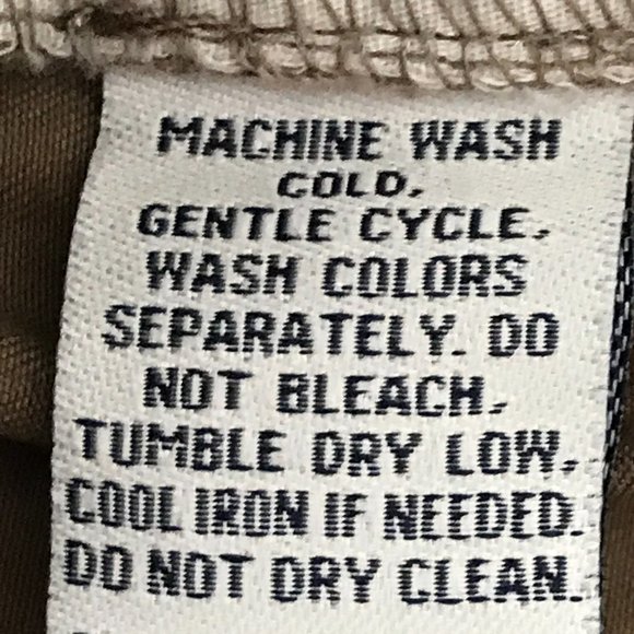 Reyn Spooner Khaki Pants Men Size Large Brown Tie Waist Mid Rise Straight Leg - Picture 15 of 16